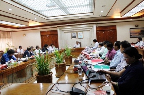 5th Private Sector Development Policy Coordination Committee Meeting, 8 June, 2014, Prime Minister's Office (PMO). Chaired by Honorable Principal Secretary Mr. Abdus Sobhan Sikder. Attended by Chairman, BUILD; President, CCCI; Secretary, DCCI; Director, MCCI; Chairman, National Board of Revenue; Secretary, Bank & Financial Institutions Division; Secretary, Ministry of Industries; Secretary, ICT Division; Deputy Governor, Bangladesh Bank; Director, Board of Investment and several business leaders.